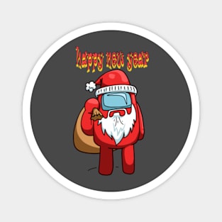 Santa Claus gamer t shirt Magnet